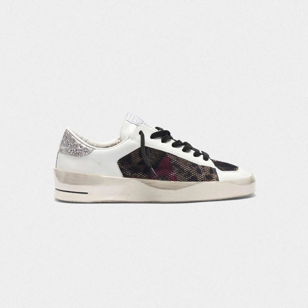 Authentic Golden Goose Stardan leopard mesh 7